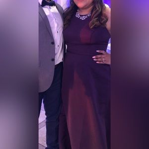 Plum Bridesmaid Dress